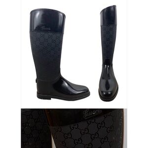 Gucci rain boots great condition